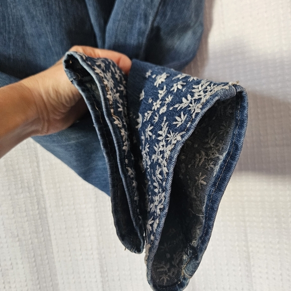 Nicole Miller Studio Denim Jeans Cropped Size 10 - Picture 5 of 9